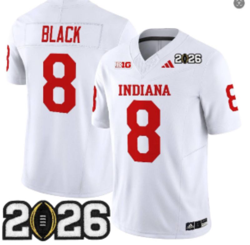 Men 2026 Ohio State Buckeyes #8 Black White Nike Limited NCAA Jersey 071